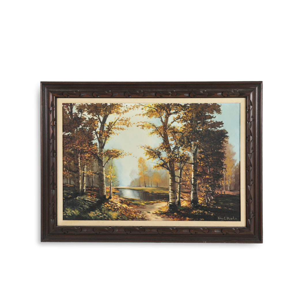 Vintage Forest Painting (A+D)