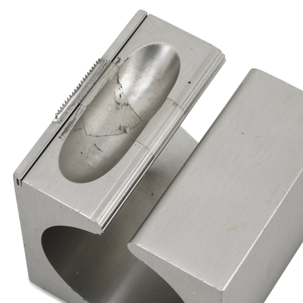 Brushed Metal Tape Dispenser Cube