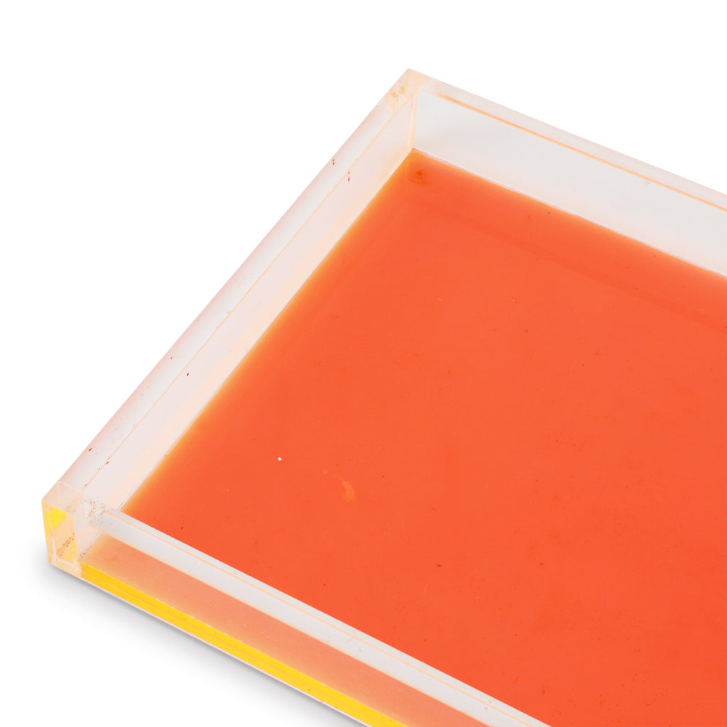 Acrylic Orange Tray