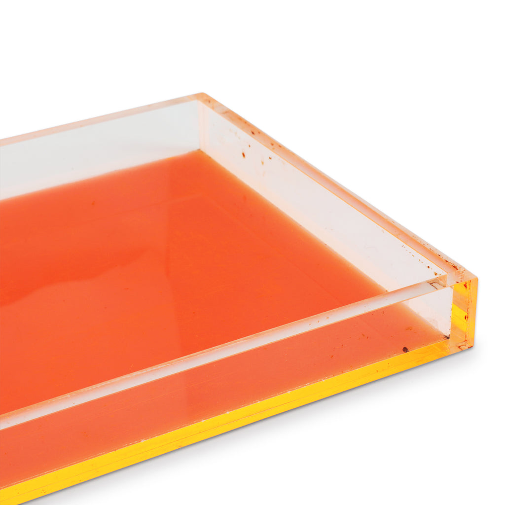 Acrylic Orange Tray