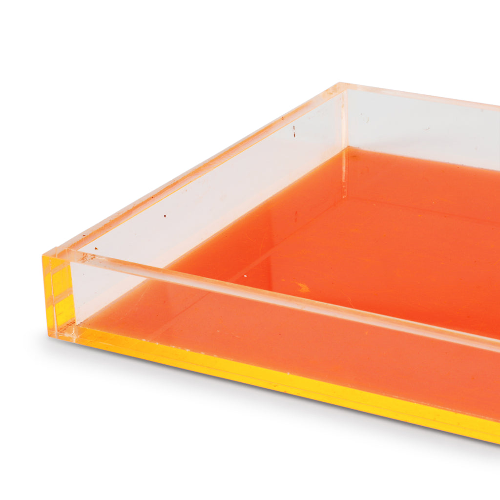 Acrylic Orange Tray