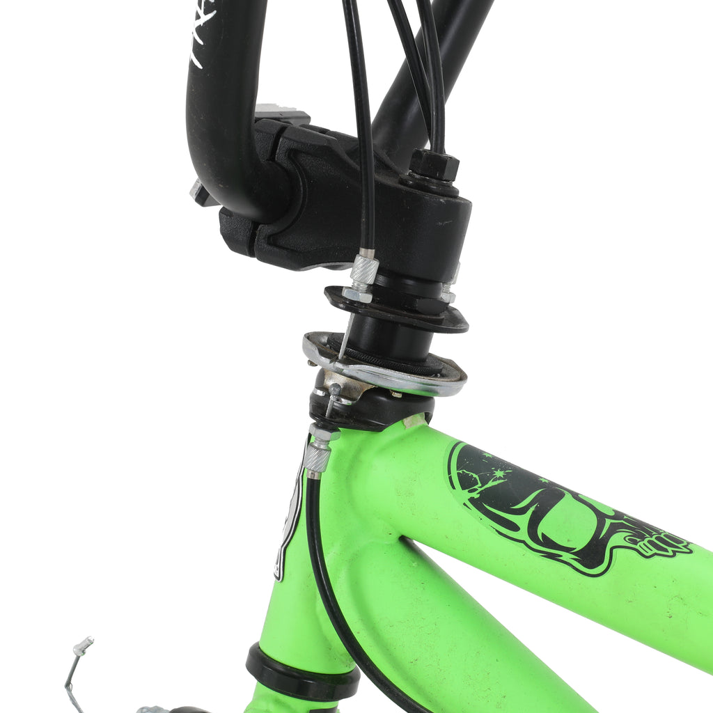 Neon Green Freestyle BMX Bike