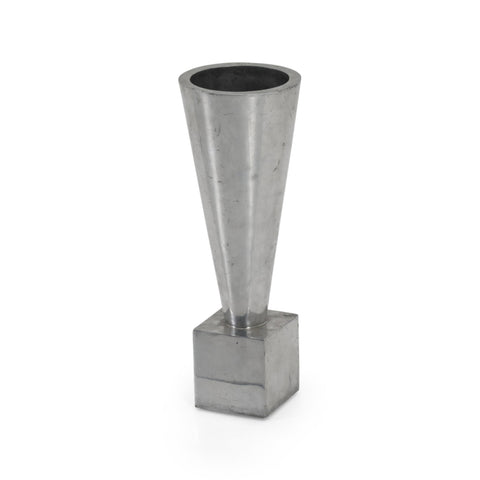 Medium Silver Cone Planter