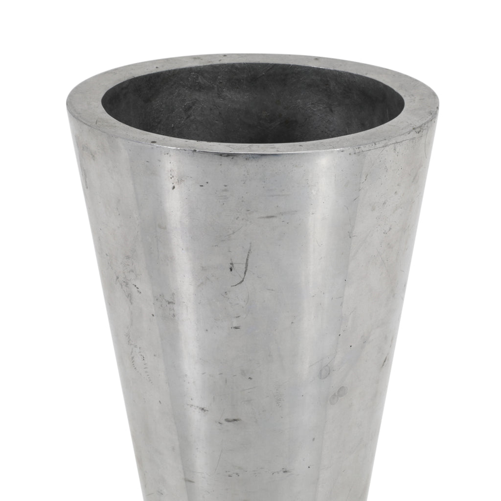Medium Silver Cone Planter