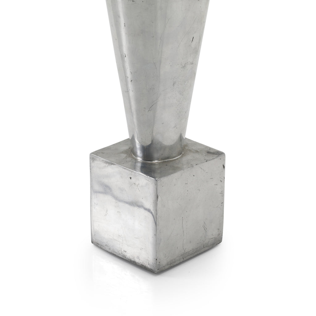Medium Silver Cone Planter