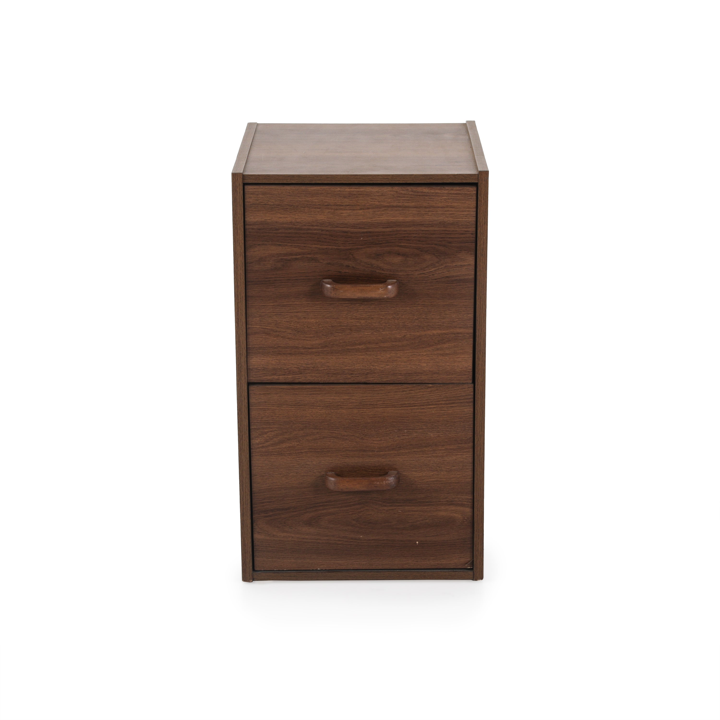 2-Drawer Wood Filing Cabinet - Gil & Roy Props