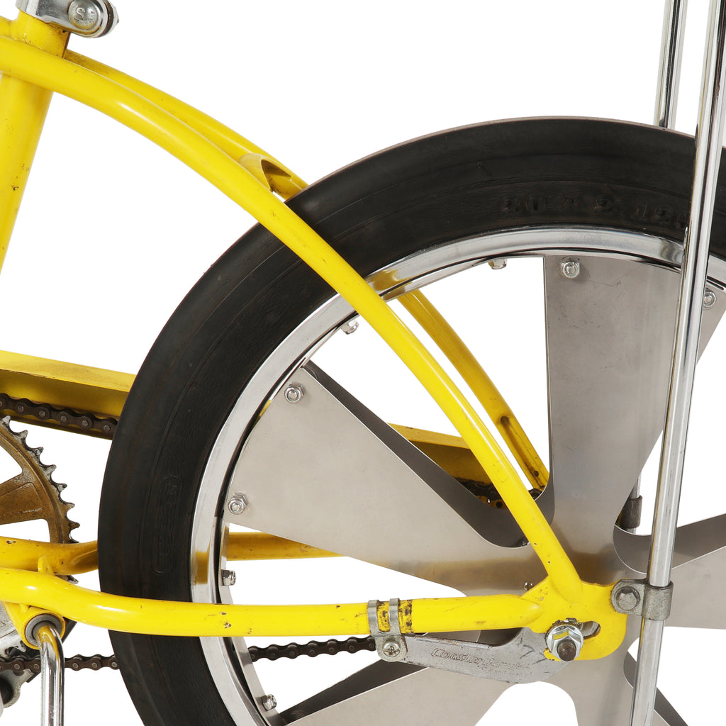 Vintage Yellow Kids Cruiser Bike