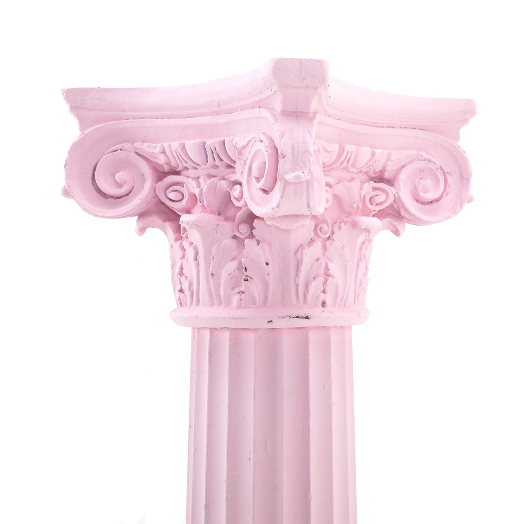 Light Pink Corinthian Roman Column