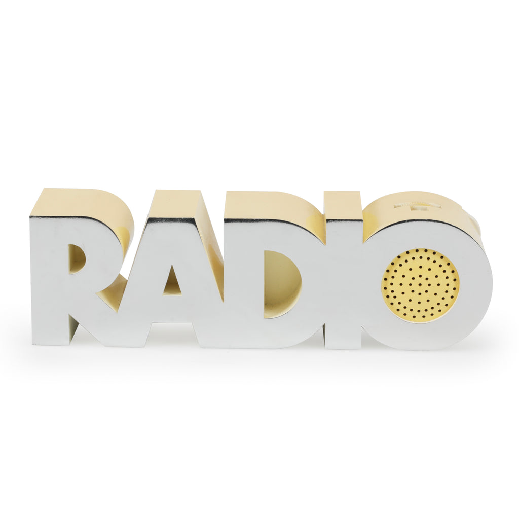 RADIO - Silver & Cream
