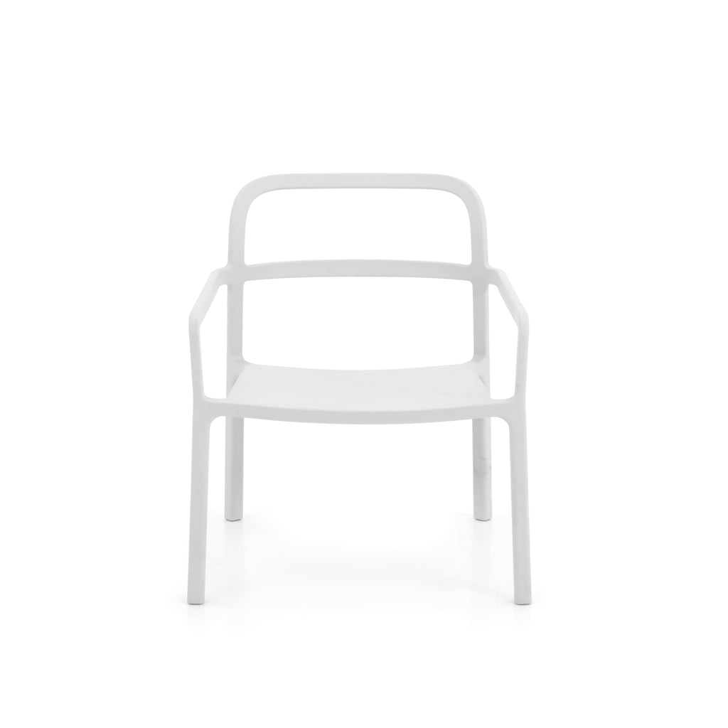 Grey Cut Out Modern Side Chair