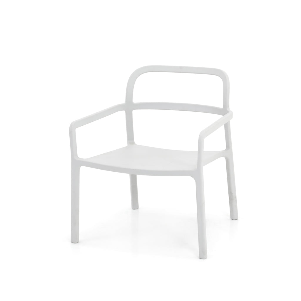 Grey Cut Out Modern Side Chair