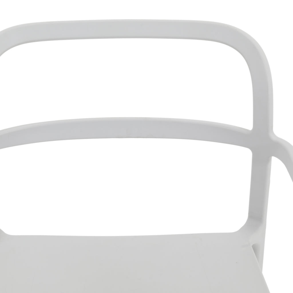 Grey Cut Out Modern Side Chair