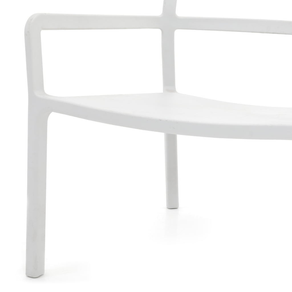 Grey Cut Out Modern Side Chair