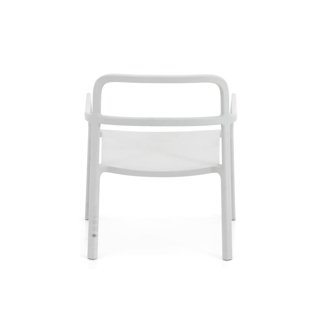 Grey Cut Out Modern Side Chair