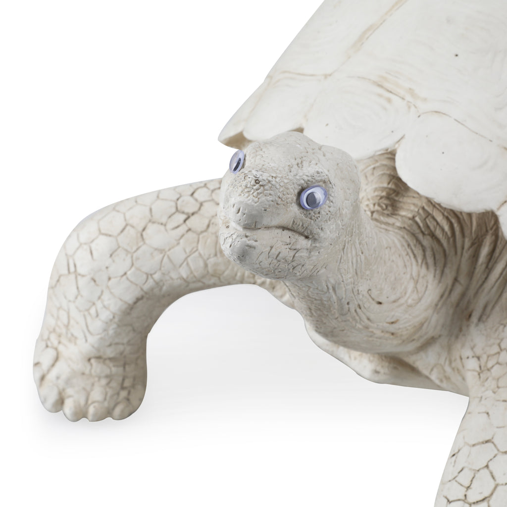 White Tortoise Sculpture