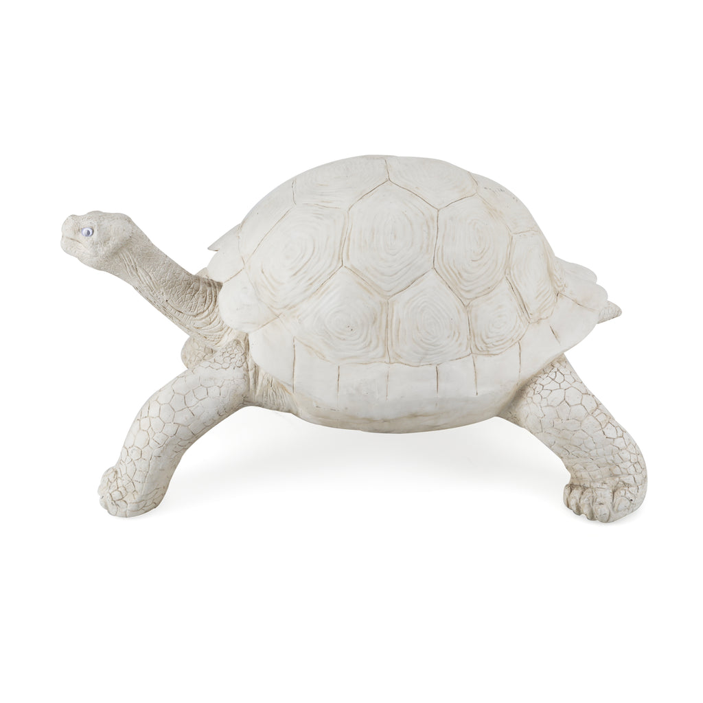 White Tortoise Sculpture