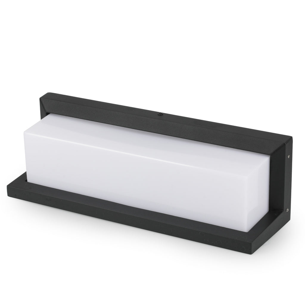 Rectangular Black / Acrylic Wall Light