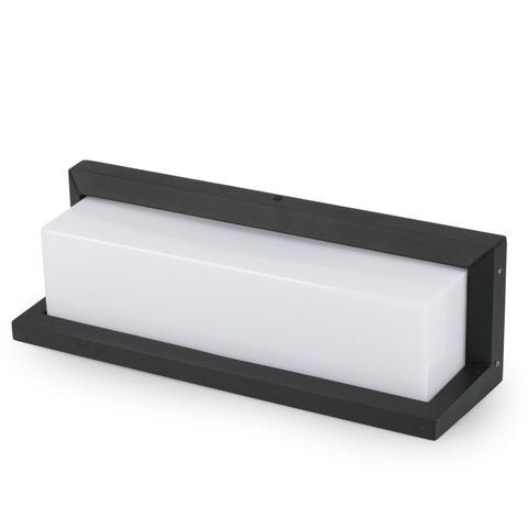 Rectangular Black / Acrylic Wall Light