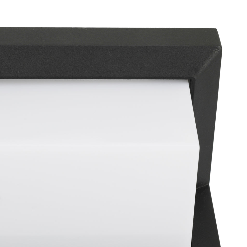 Rectangular Black / Acrylic Wall Light