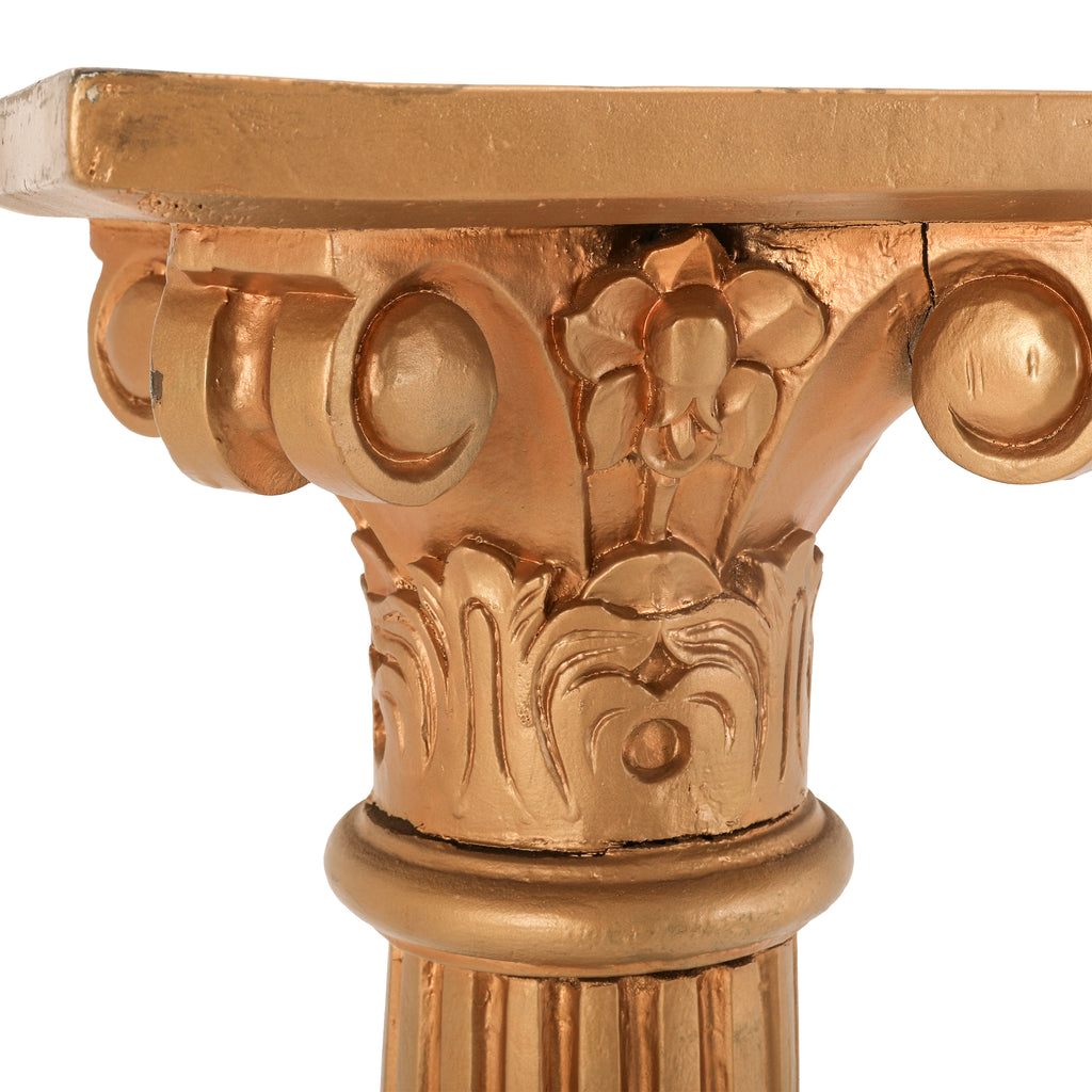 Gold Ornate Pedestal