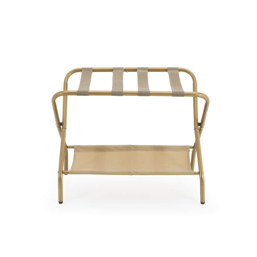 Gold Luggage Stand