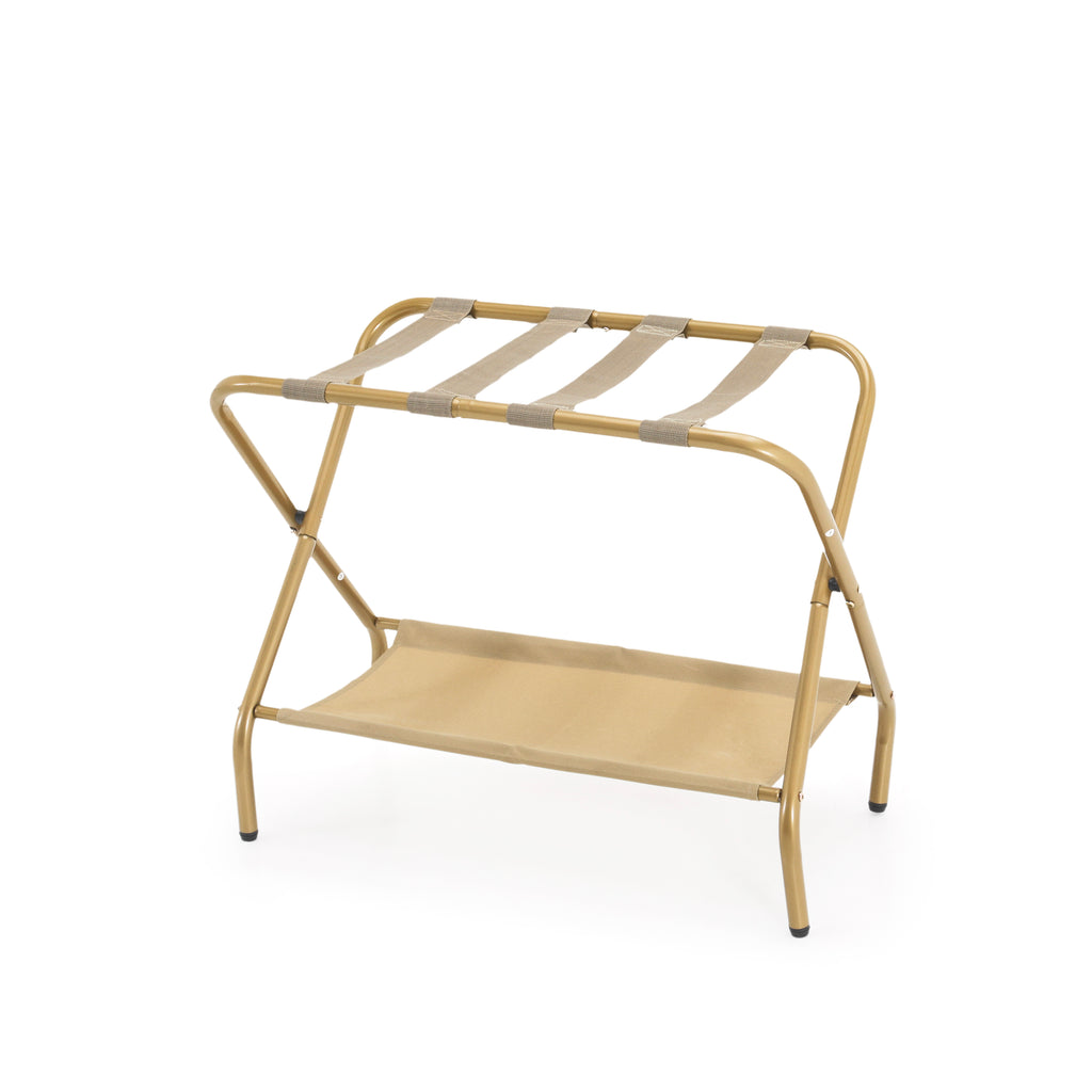 Gold Luggage Stand