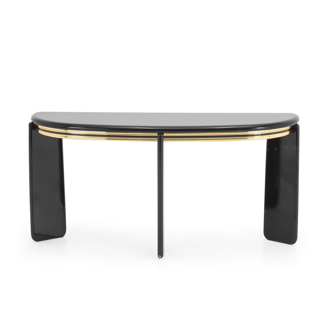 Black / Gold Deco Console Table