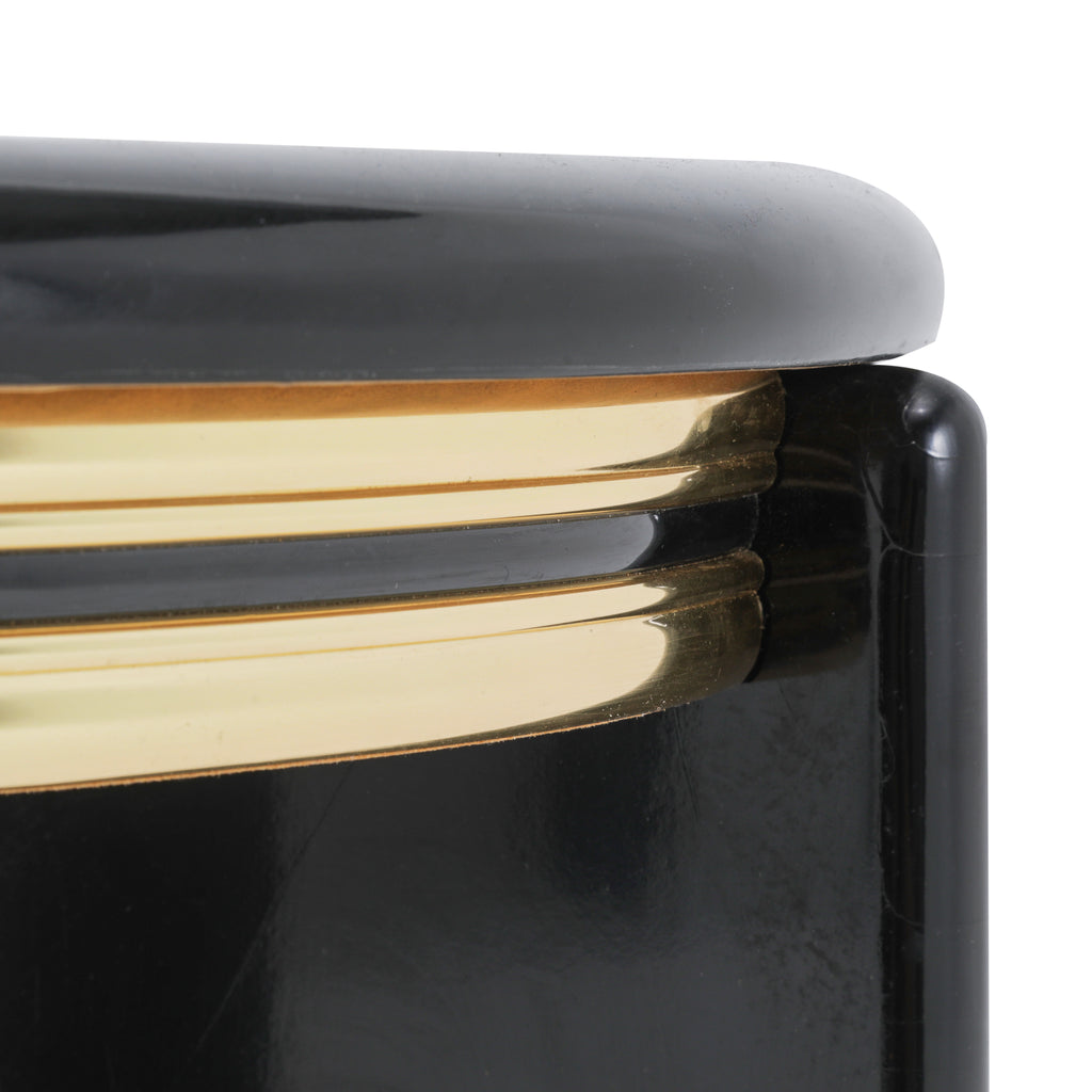 Black / Gold Deco Console Table