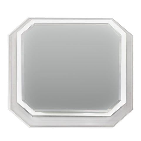 Octagon Wall Mirror with Lucite Frame