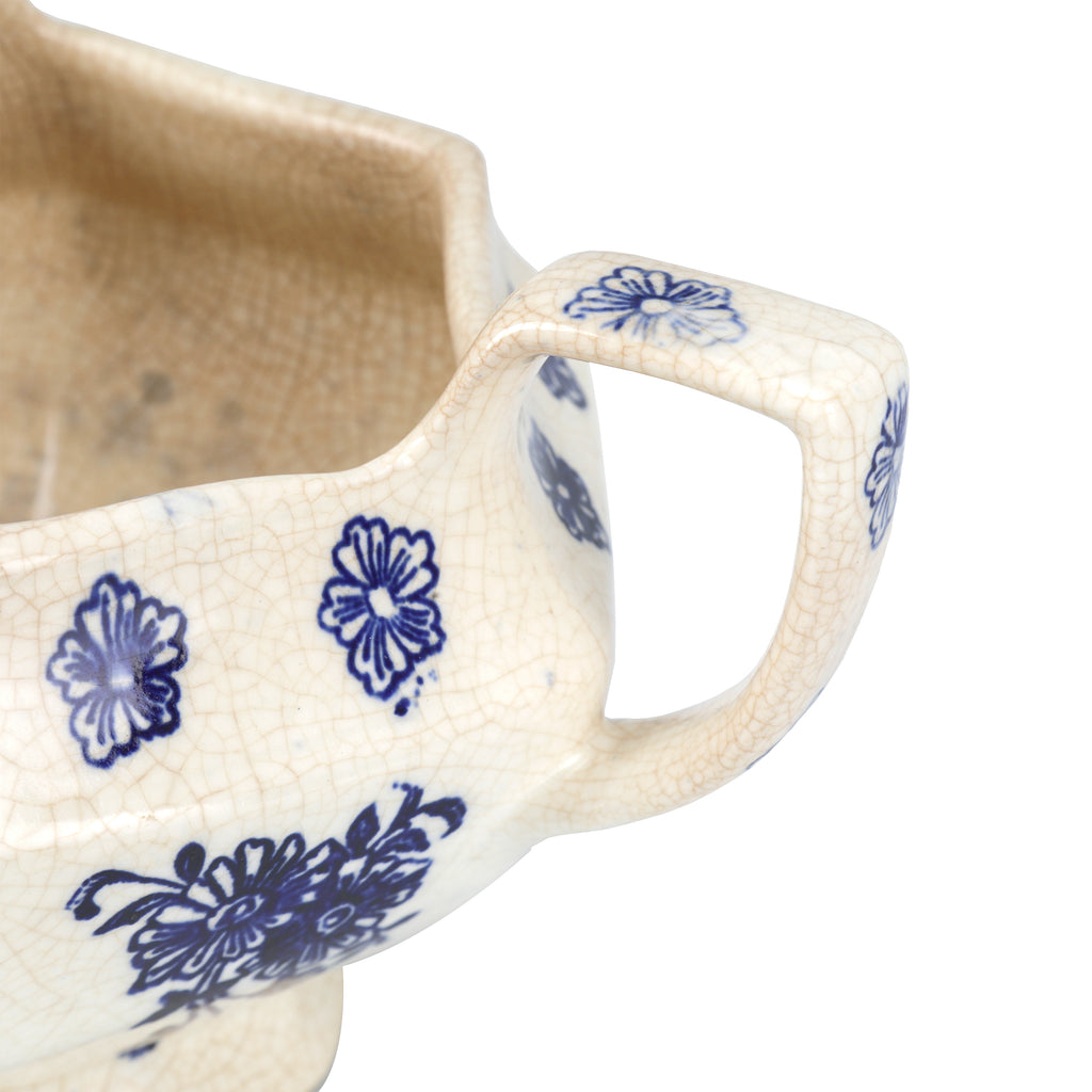 Small White Ceramic Pitcher