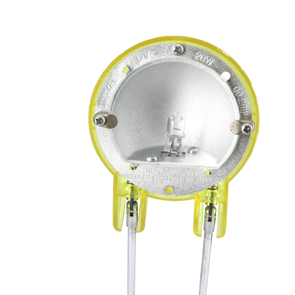 Clear Green Double Rod Desk Lamp