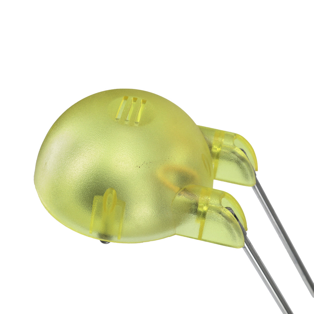 Clear Green Double Rod Desk Lamp