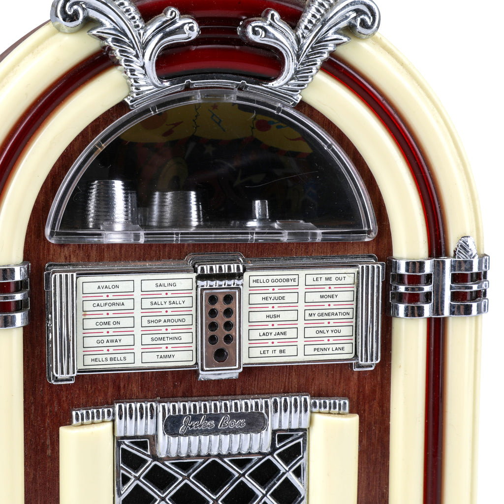 Brown / Tan / Red Novelty Toy Jukebox