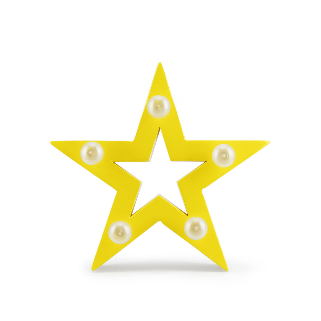 Yellow Star Wall / Table Lamp