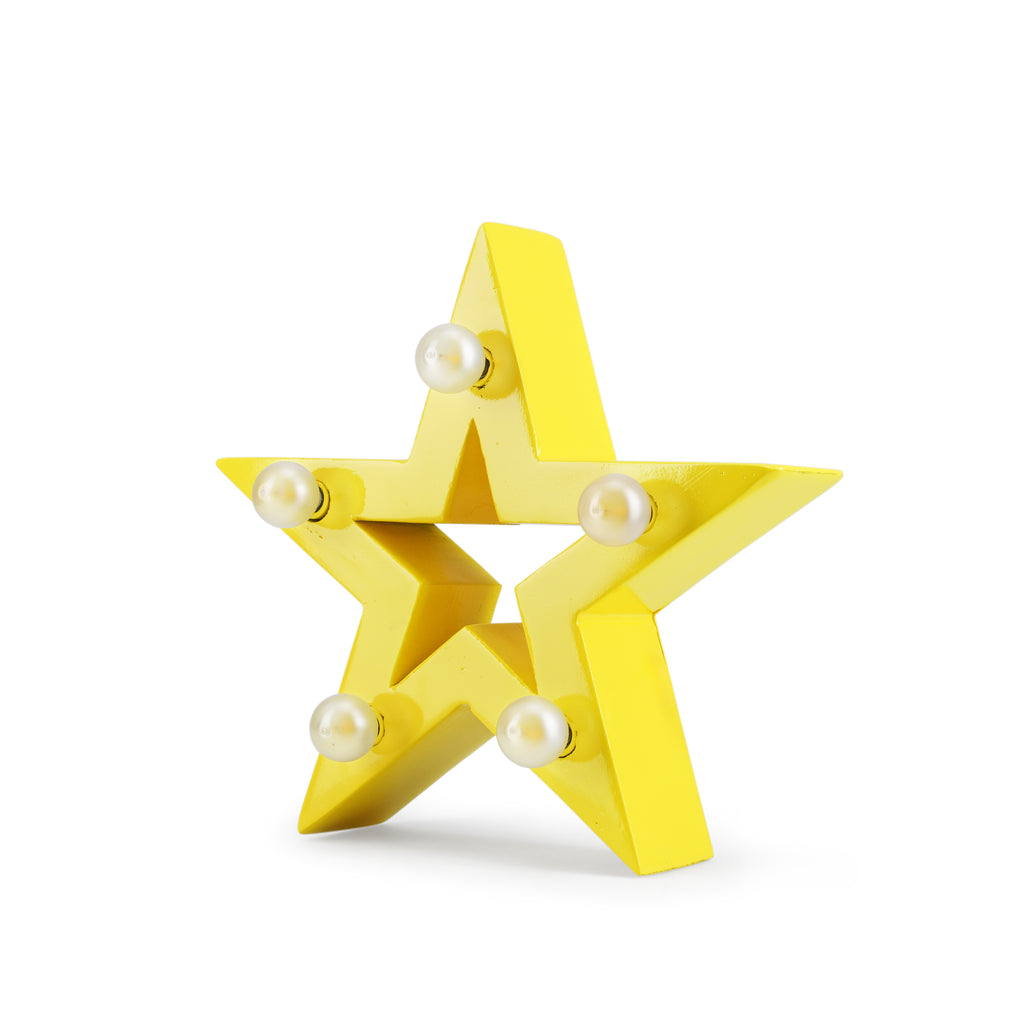 Yellow Star Wall / Table Lamp