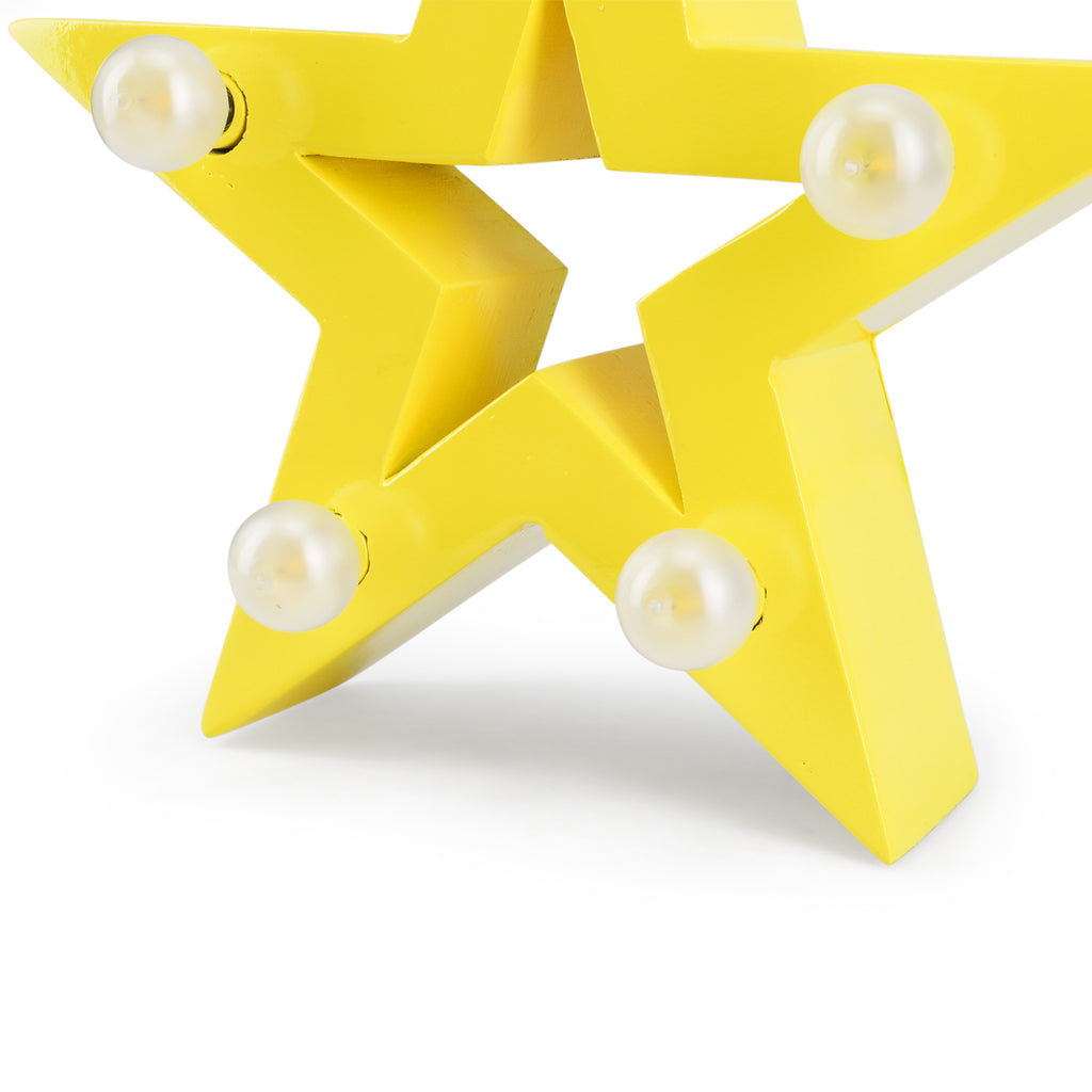 Yellow Star Wall / Table Lamp