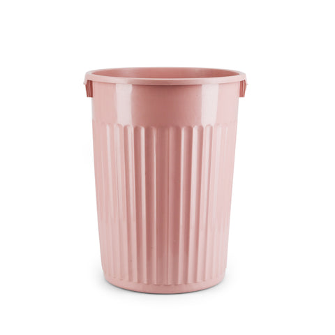 Pink Plastic Trash Can