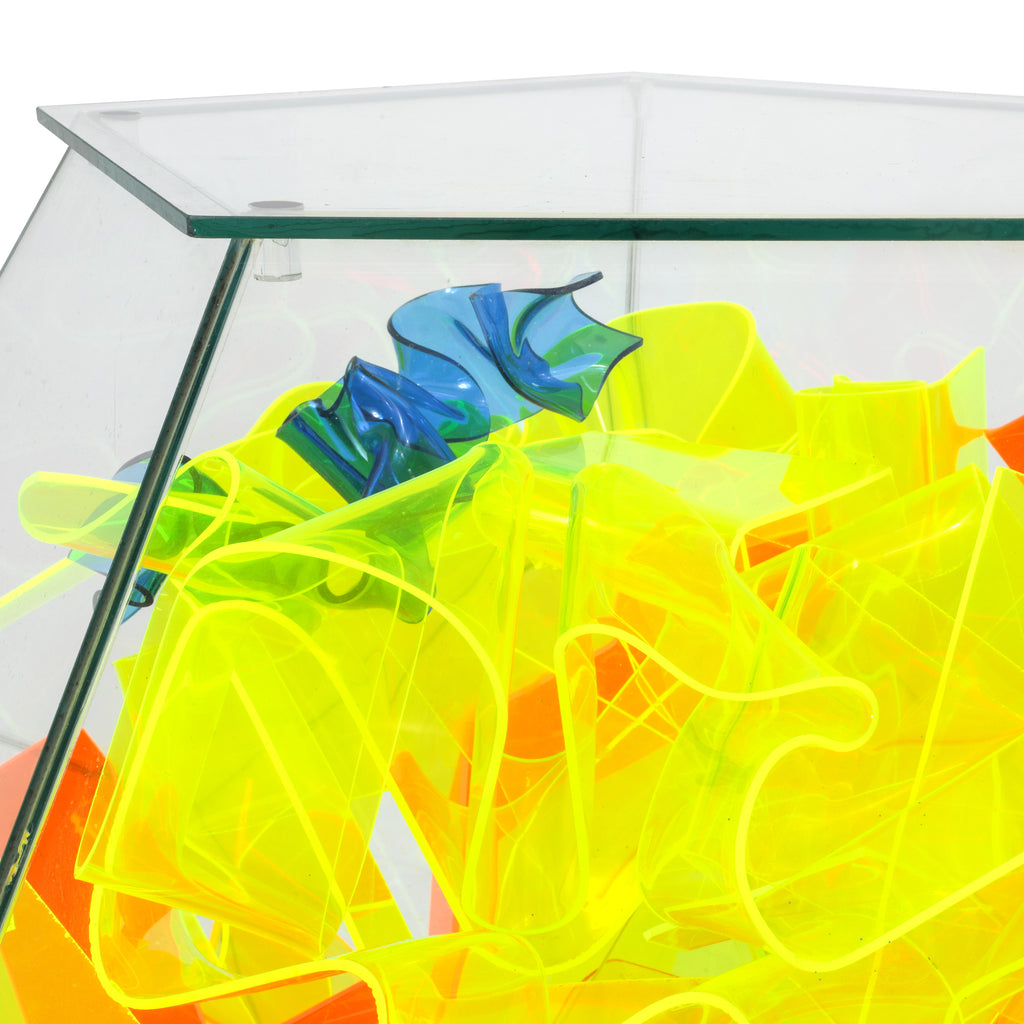 Squiggly Acrylic Neon Terrarium