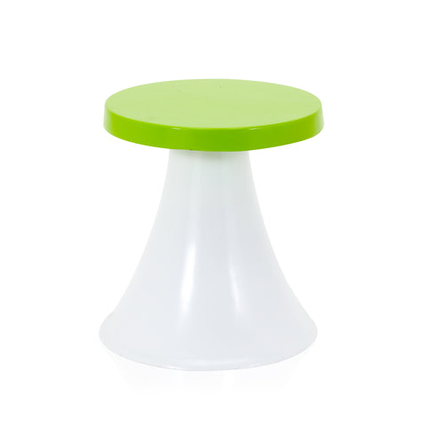 Green / White Mushroom Stool