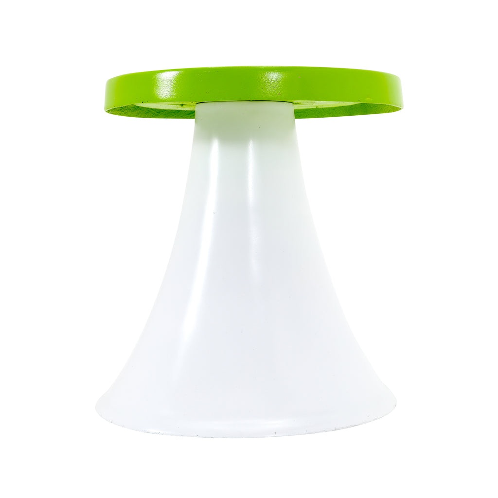 Green / White Mushroom Stool