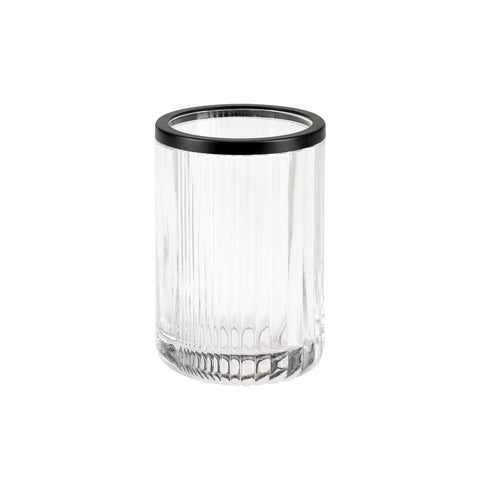 Drinking Glass with Black Rim