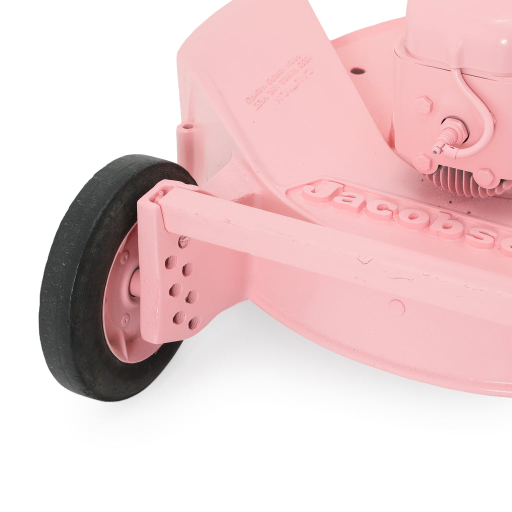 Pink Metal Jacobsen Lawnmower