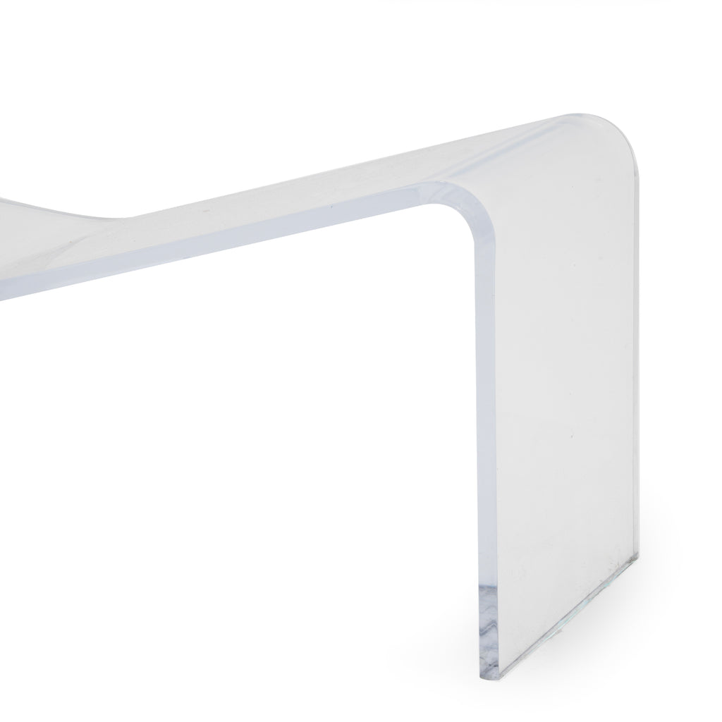 Clear Acrylic Modern Chaise Lounge