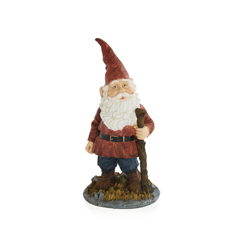 Red Gnome with Staff