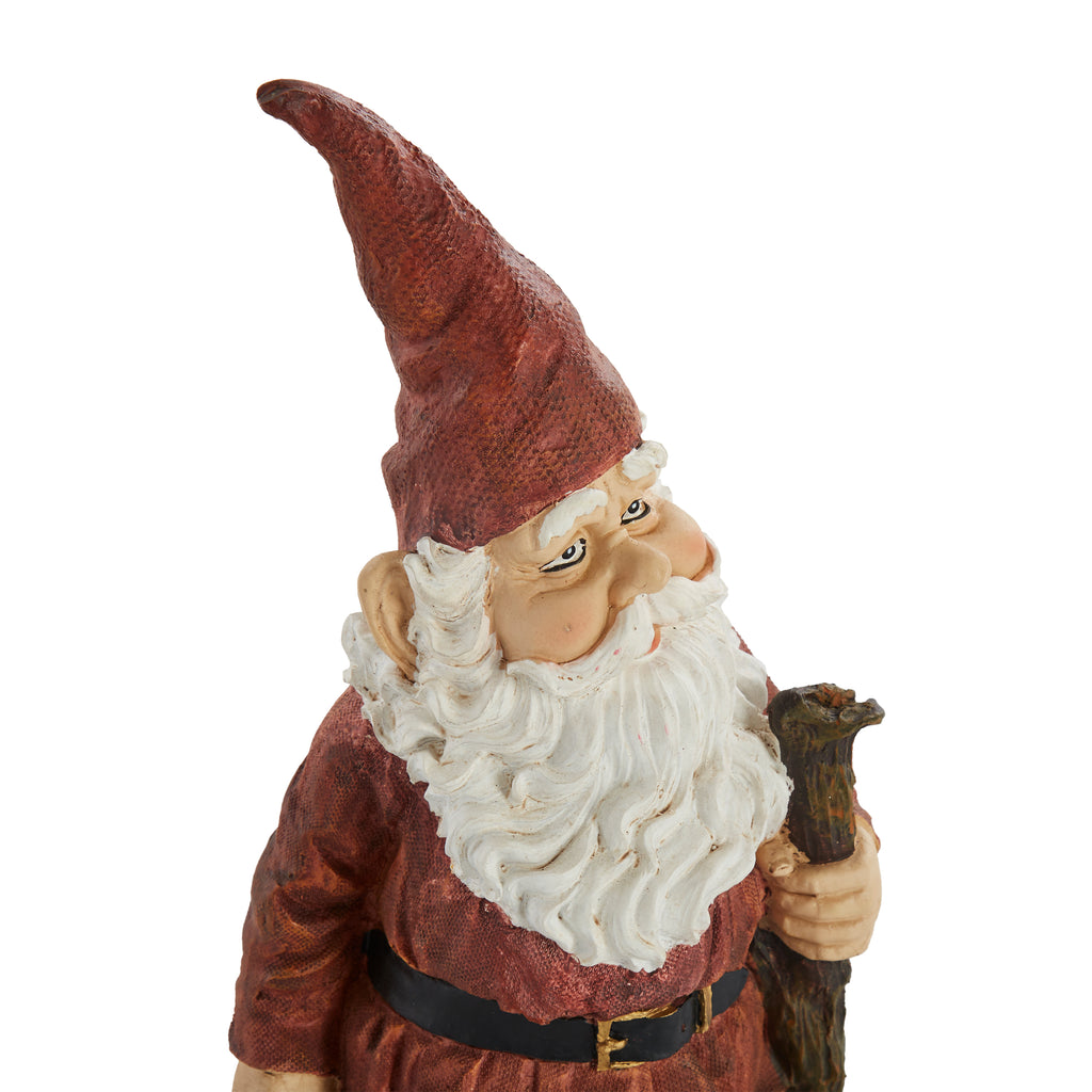 Red Gnome with Staff