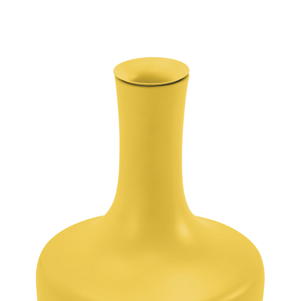 Yellow Thin Neck Vase (A+D)