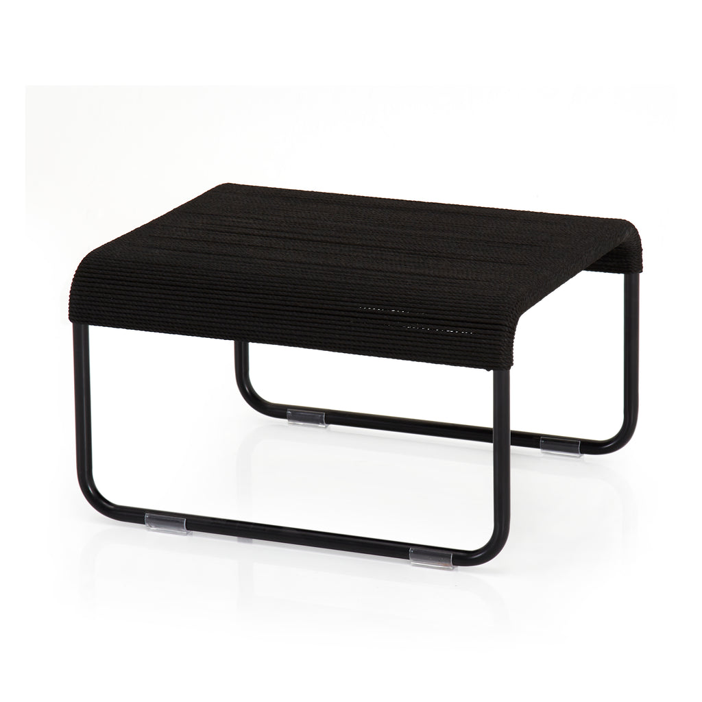 Case Study #22 Ottoman with Black Frame & Cord