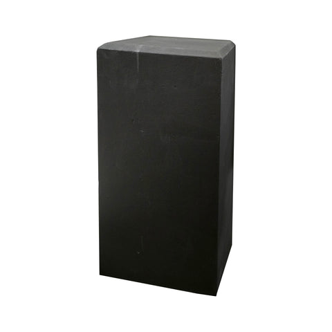 Matte Black Pedestal w/ Tapered Edge