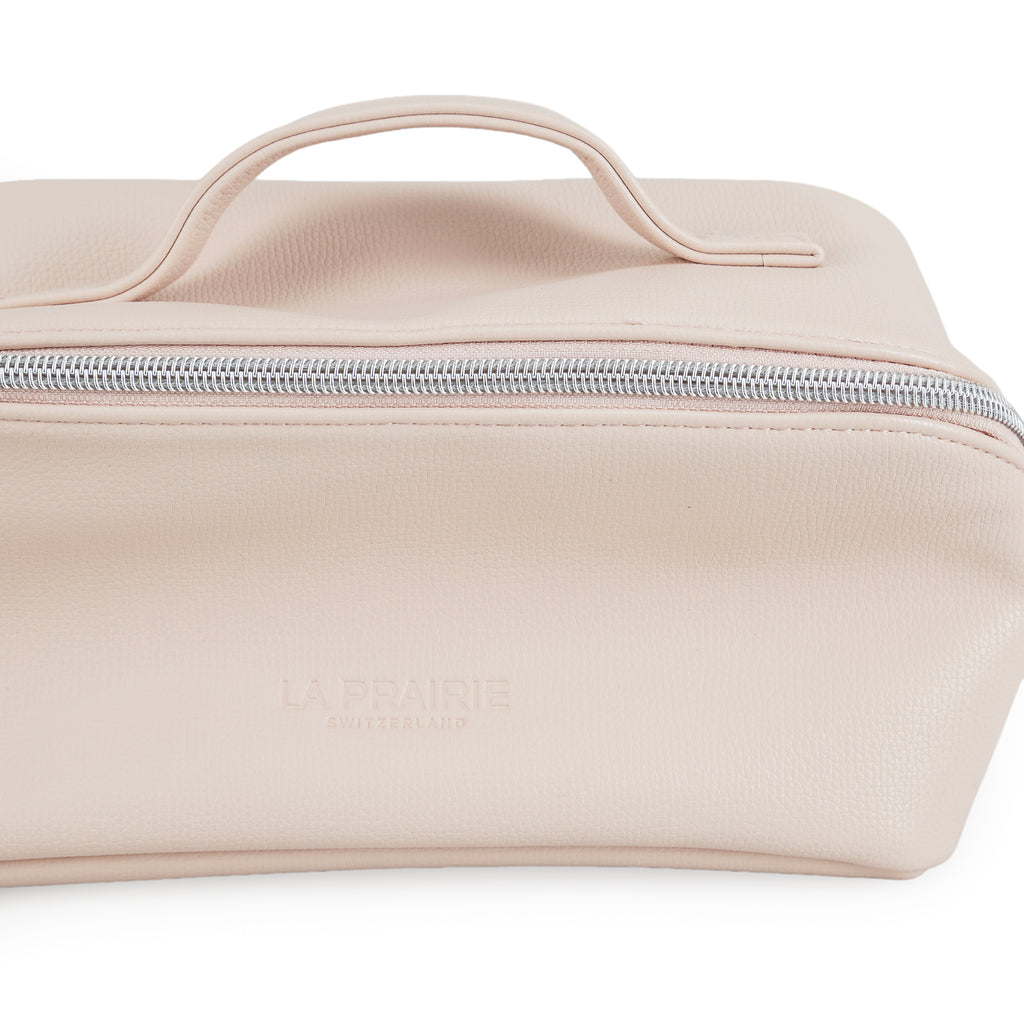 Pale Pink Zippered Cosmetic Bag