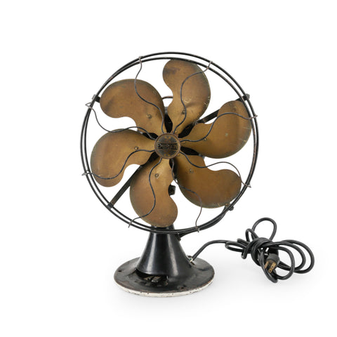 Emerson Brass Blade Desk Fan